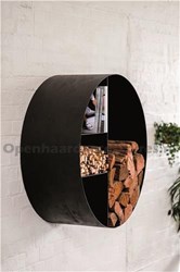  Houtbak BIG'O N Rond hangend Zwart