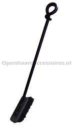 Losse borstel voor bij een haardstel smeedijzer zwart