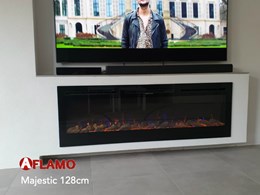 Aflamo Majestic 128cm - Elektrische haard inbouw