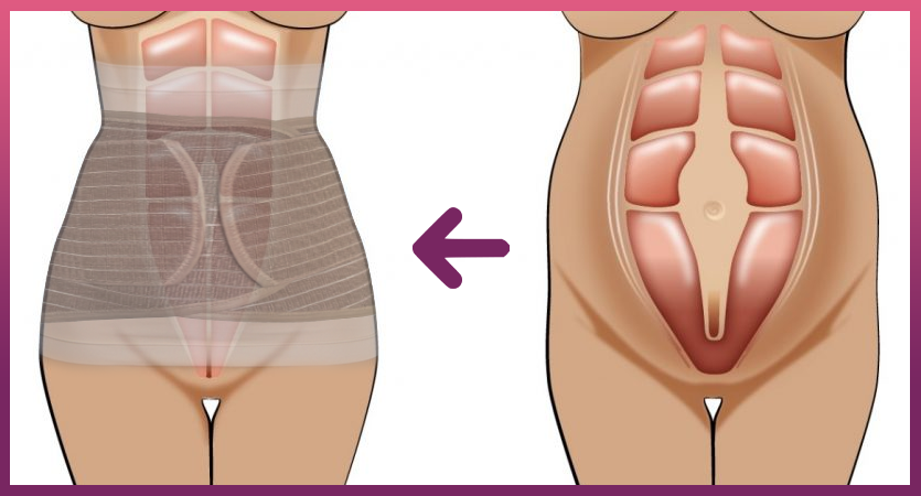 BANBONA Postpartum Belly Band (Day) incl. Bamboo Band, Girdle for