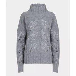 ESQUALO Sweater melange col pearl Grijs