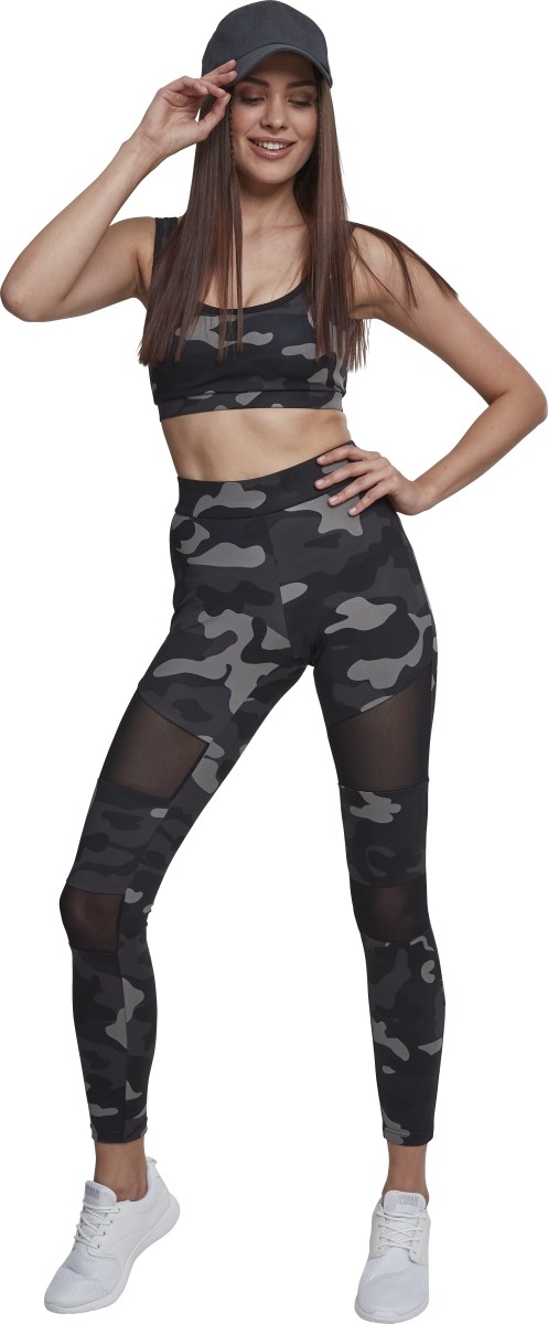 Urban Classics Ladies Camo Tech Mesh Leggings Sculptant Femme