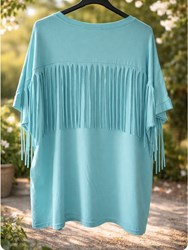 t-shirt  met franjes 