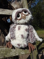 Haakpakket Funny Furry Owl Soft donkerbruin - 69043/004