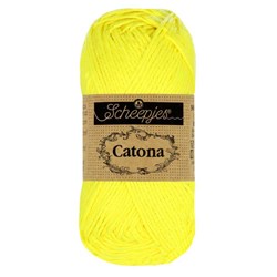 Scheepjes Catona - kleur 601 Neon Yellow