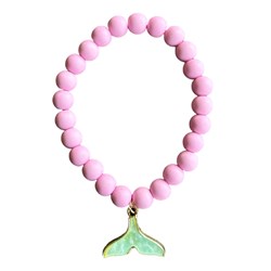 Roze kinderarmbandje - Mermaid