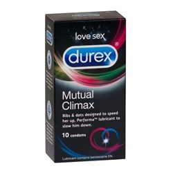 Durex Mutal Climax (Tegelijk klaarkomen) - 10 condooms(kopie)