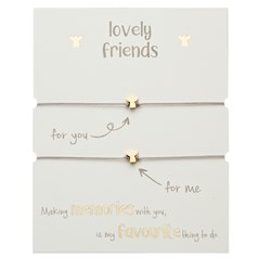 Wish Bracelet Lovely Friends - Gold