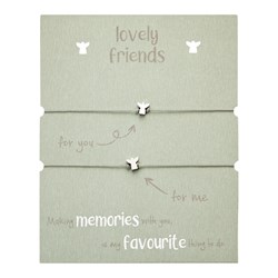 Wish Bracelet Lovely Friends - Silver