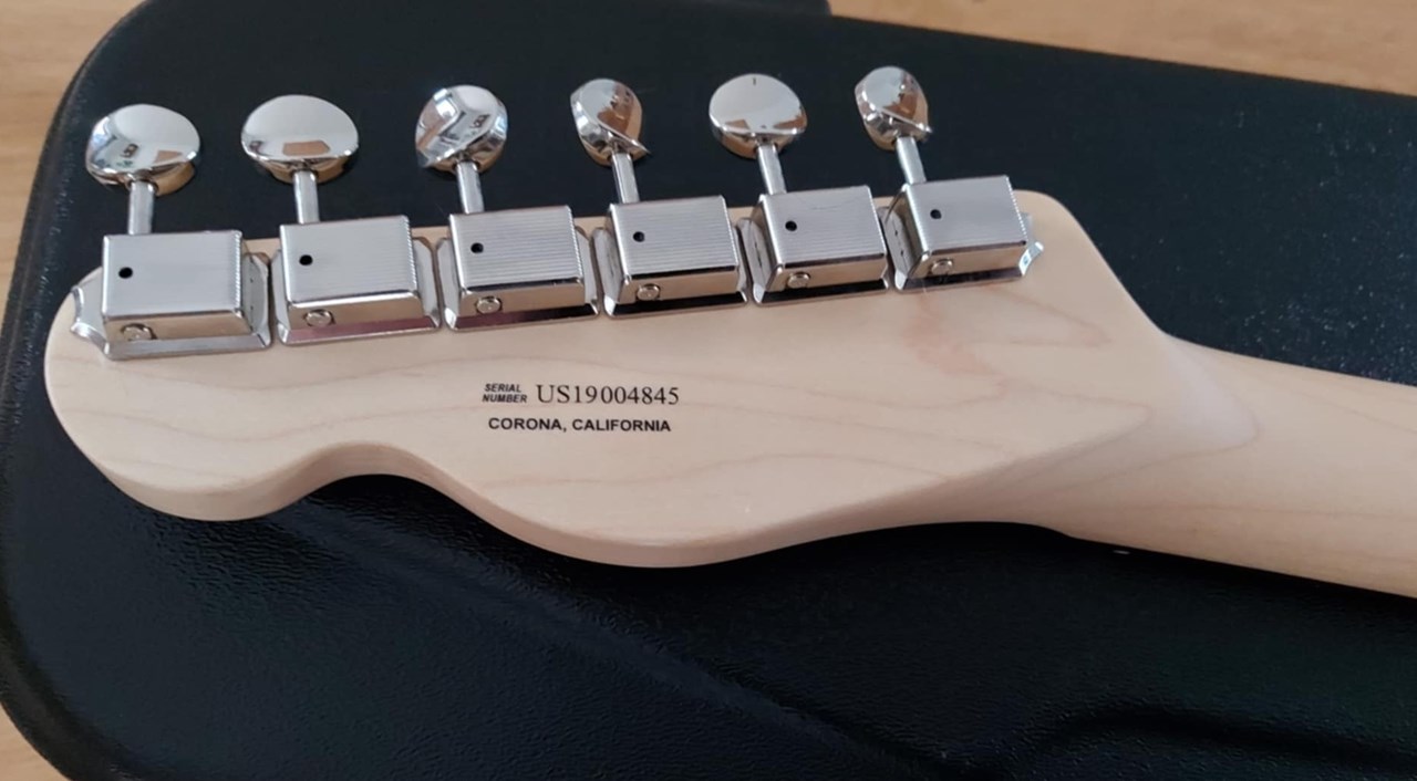 2019 Fender American Performer Telecaster Satin Sonic Blue with SKB Case - Thumbnail 5