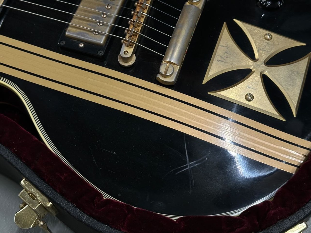 Gibson Les Paul Custom James Hetfield Iron Cross Prototype #2 Ultimate Collectable - Thumbnail 4