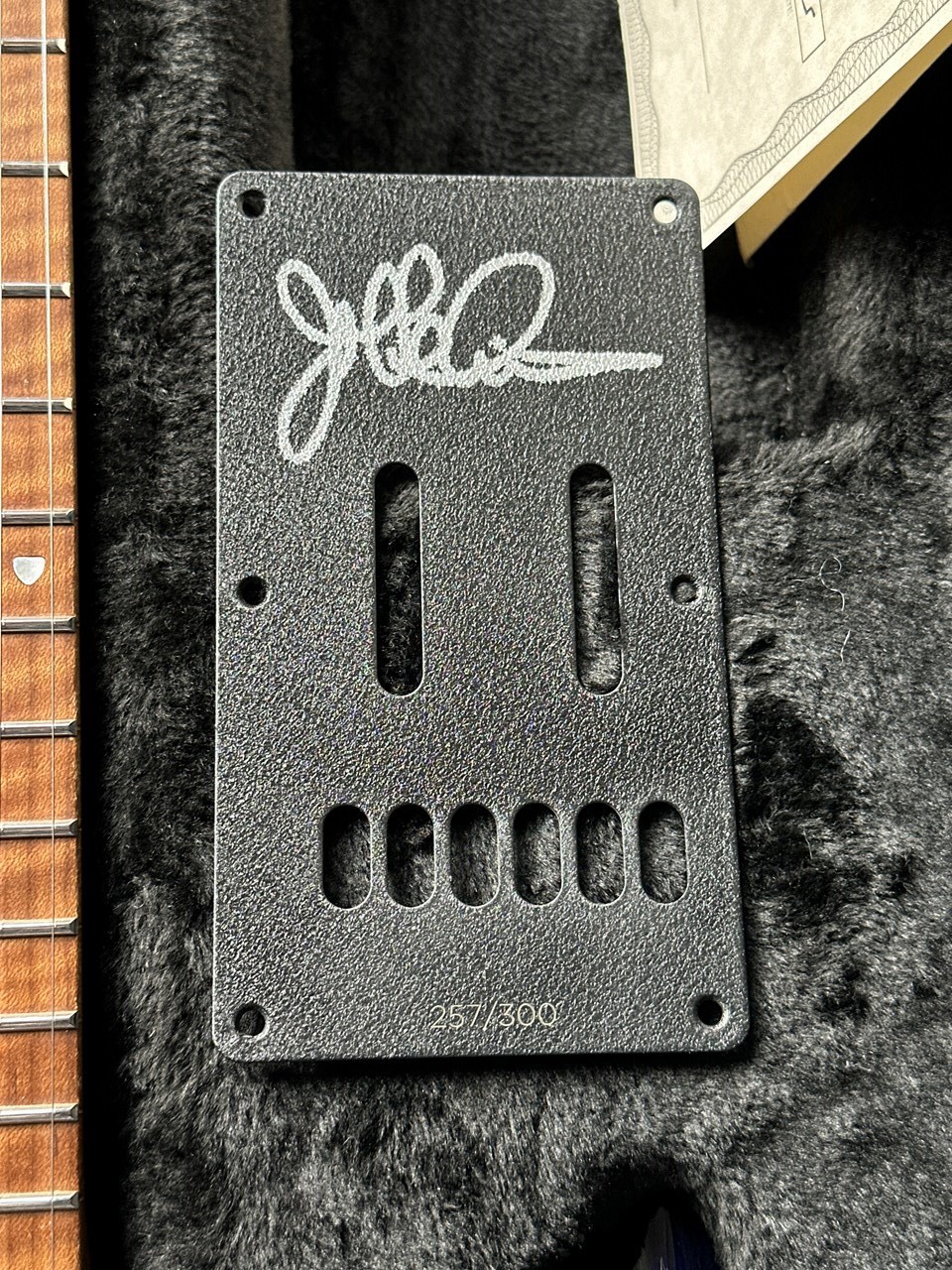 Music Man JP15 John Petrucci Blueberry Burst Handsigned - Thumbnail 5
