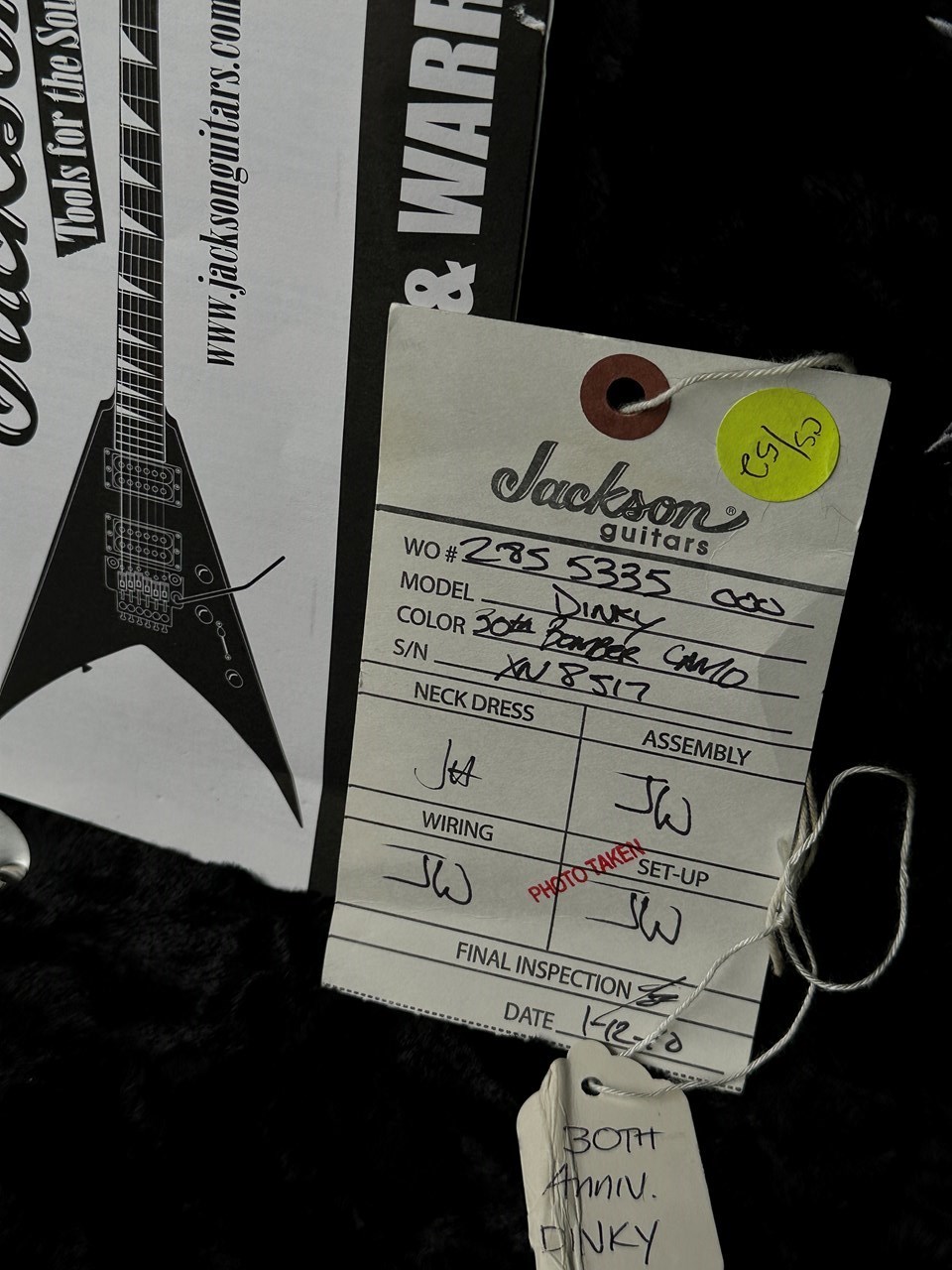 Jackson USA Custom shop One Off NAMM 2010 Dan Lawrence Paintjob - Thumbnail 5