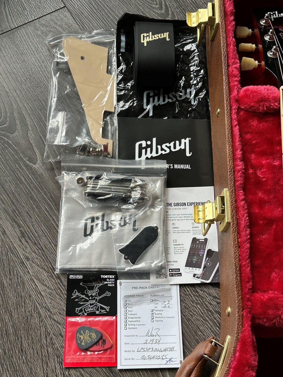 2024 Gibson Les Paul Slash Jessica Mint & Complete - Thumbnail 4