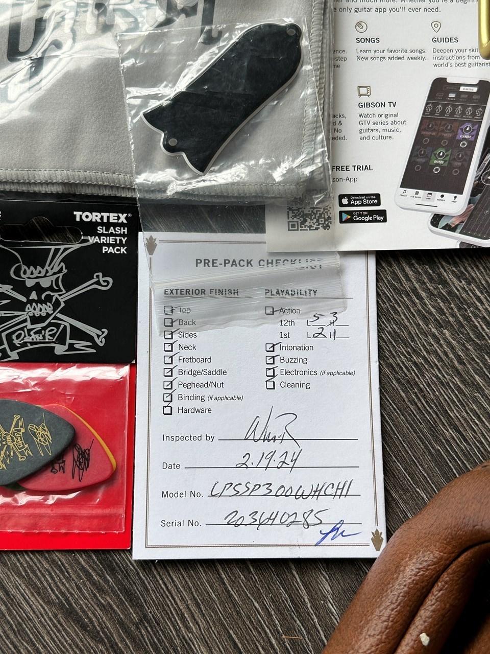 2024 Gibson Les Paul Slash Jessica Mint & Complete - Thumbnail 3