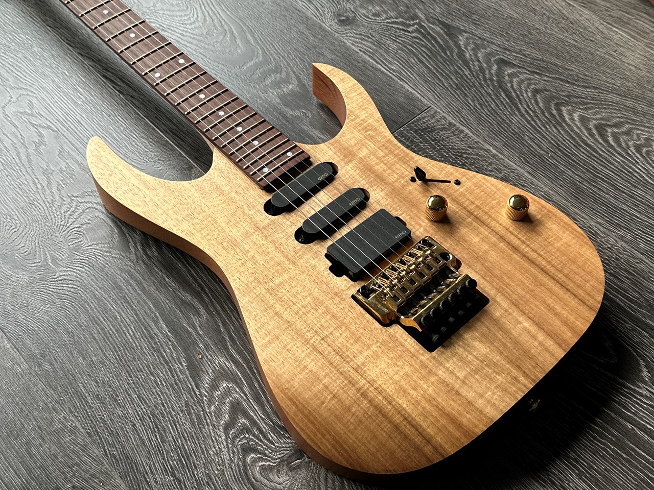 2021 Ibanez RG6PKAG Koa Top & EMG's Reb Beach Vibes - Thumbnail 6