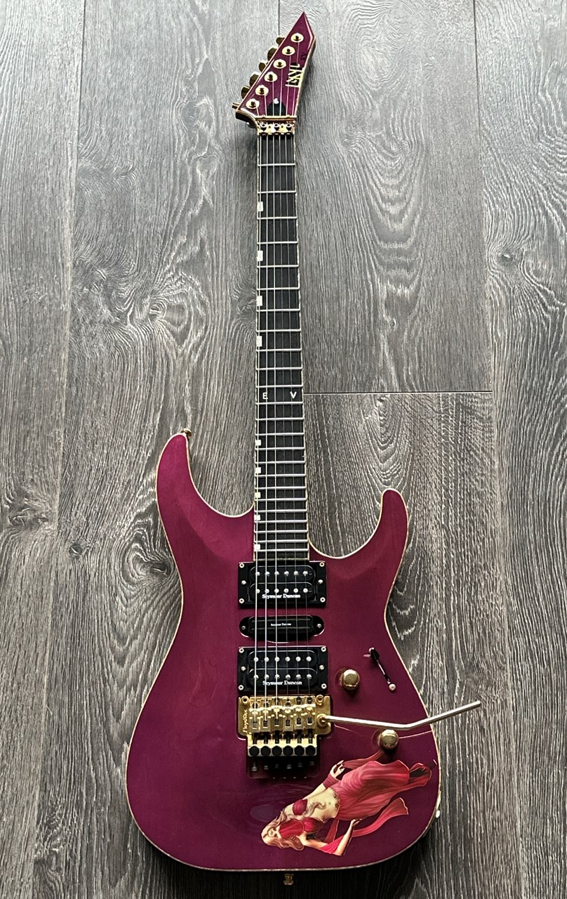 ESP Custom Shop Horizon EV "Harem Girl" Emppu Vuorinen Kiso Masterbuilt - Thumbnail 4