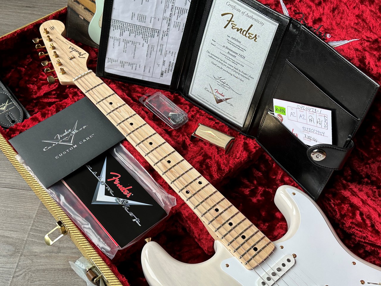 2021 Fender Stratocaster 1957 NOS Custom Shop Blonde Gold Mary Kaye - Thumbnail 3