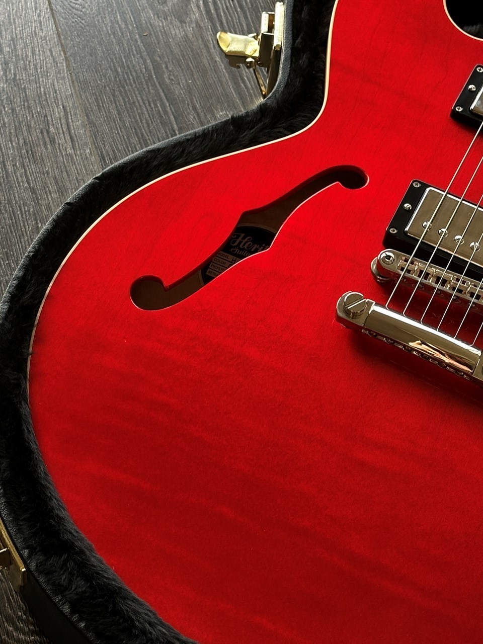 2025 The Heritage H535 Cherry Red Flamed Maple Body - Thumbnail 2