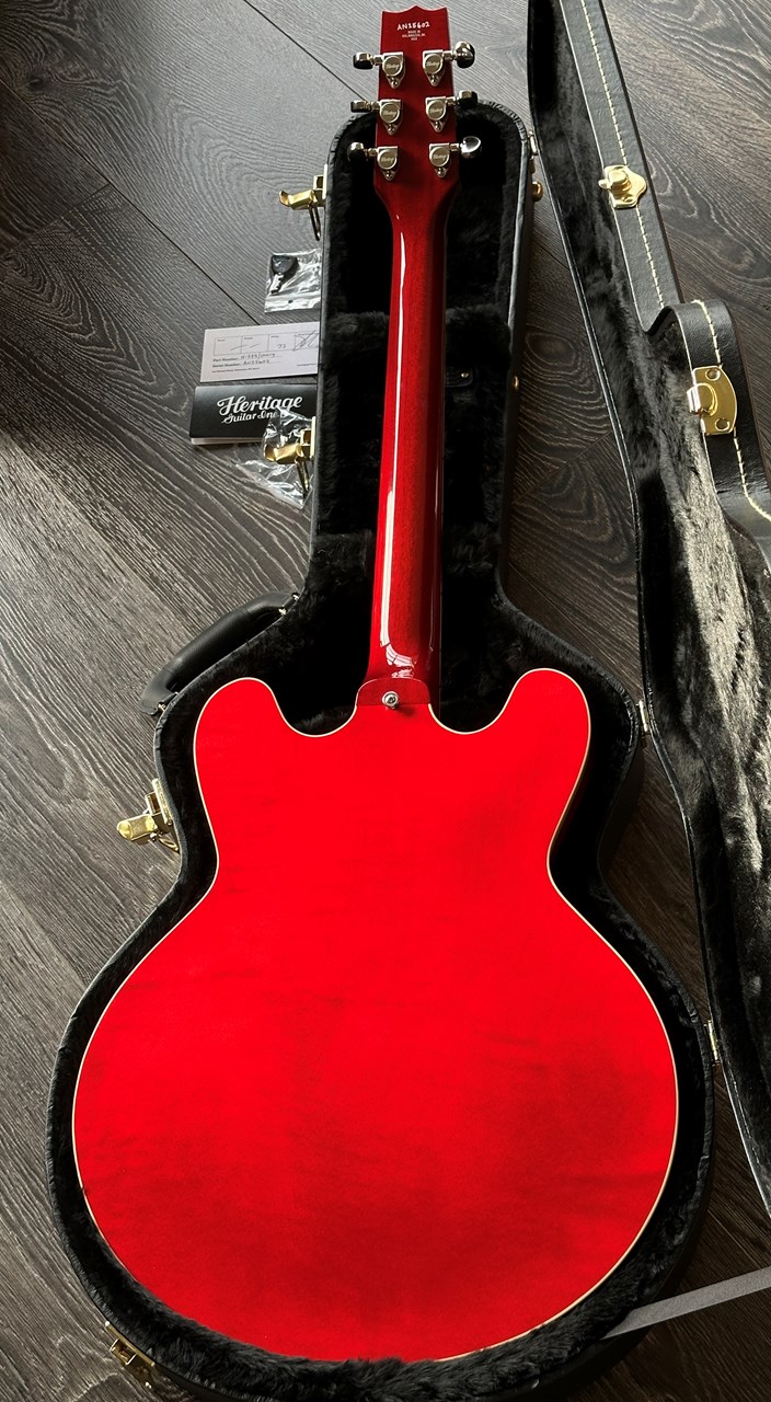 2025 The Heritage H535 Cherry Red Flamed Maple Body - Thumbnail 5