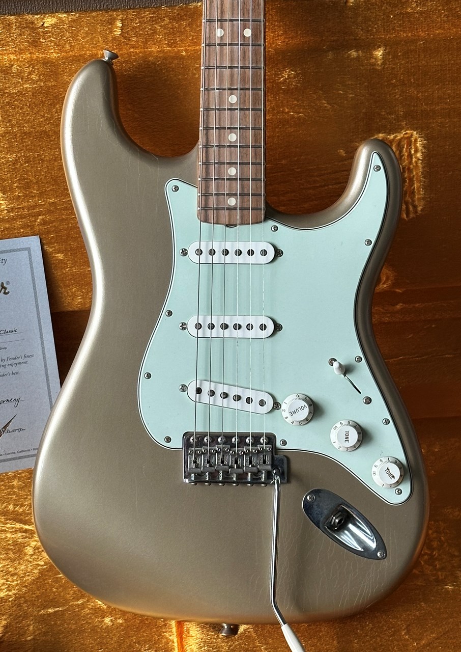 2014 Fender Custom Shop 1964 Stratocaster Shoreline Gold Flamed Maple Neck Closet Classic - Image 1
