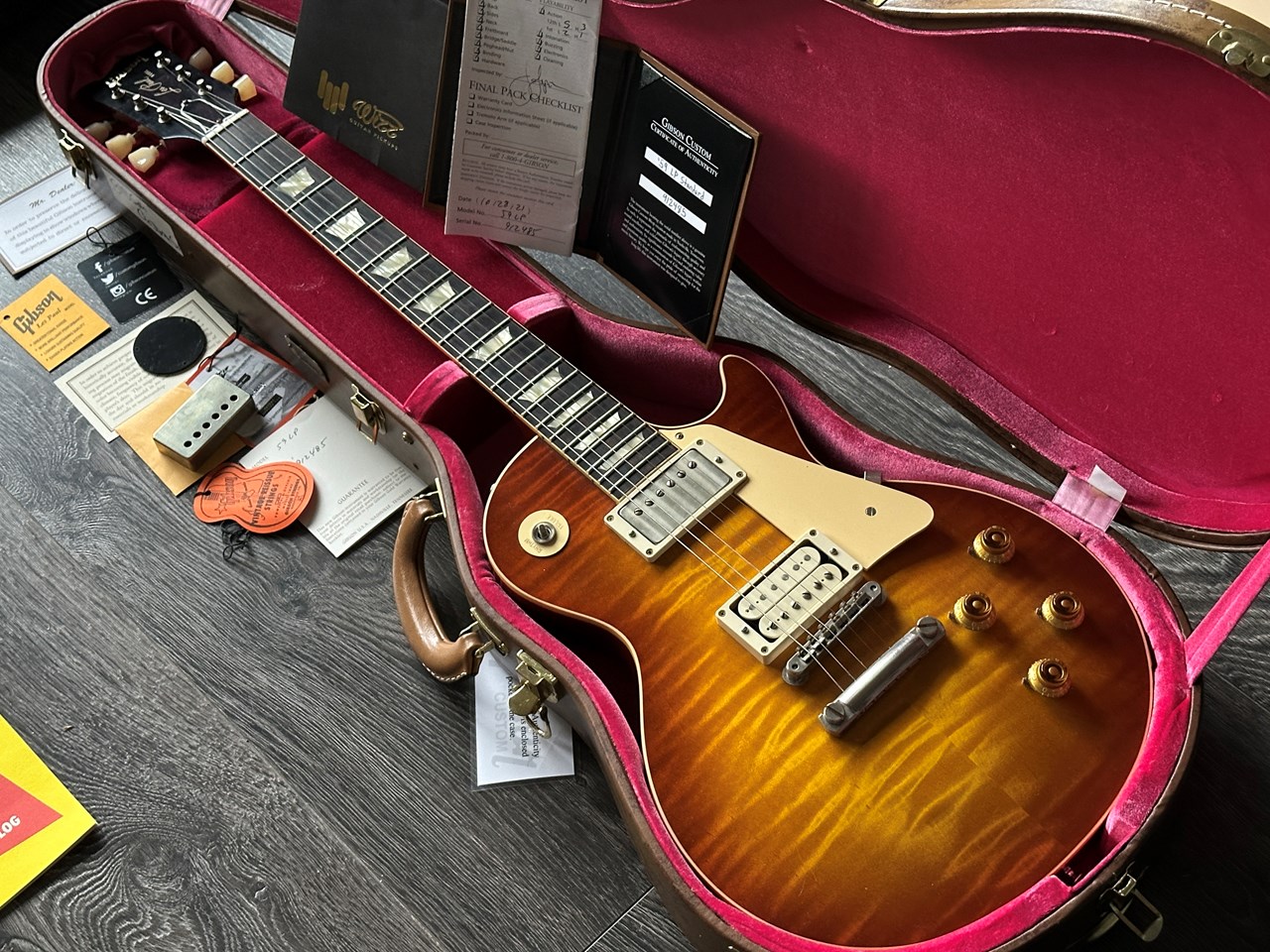 2021 Gibson Les Paul Standard 1959 Historic with Wizz Double White Pickups - Thumbnail 2