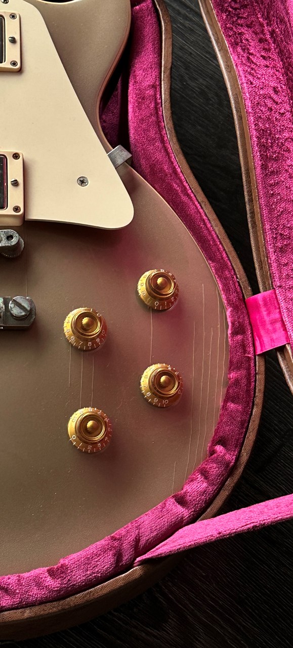 Gibson Les Paul Custom Pro Gold Mist Finish Custom Shop Original 4x Push/Pull - Thumbnail 6