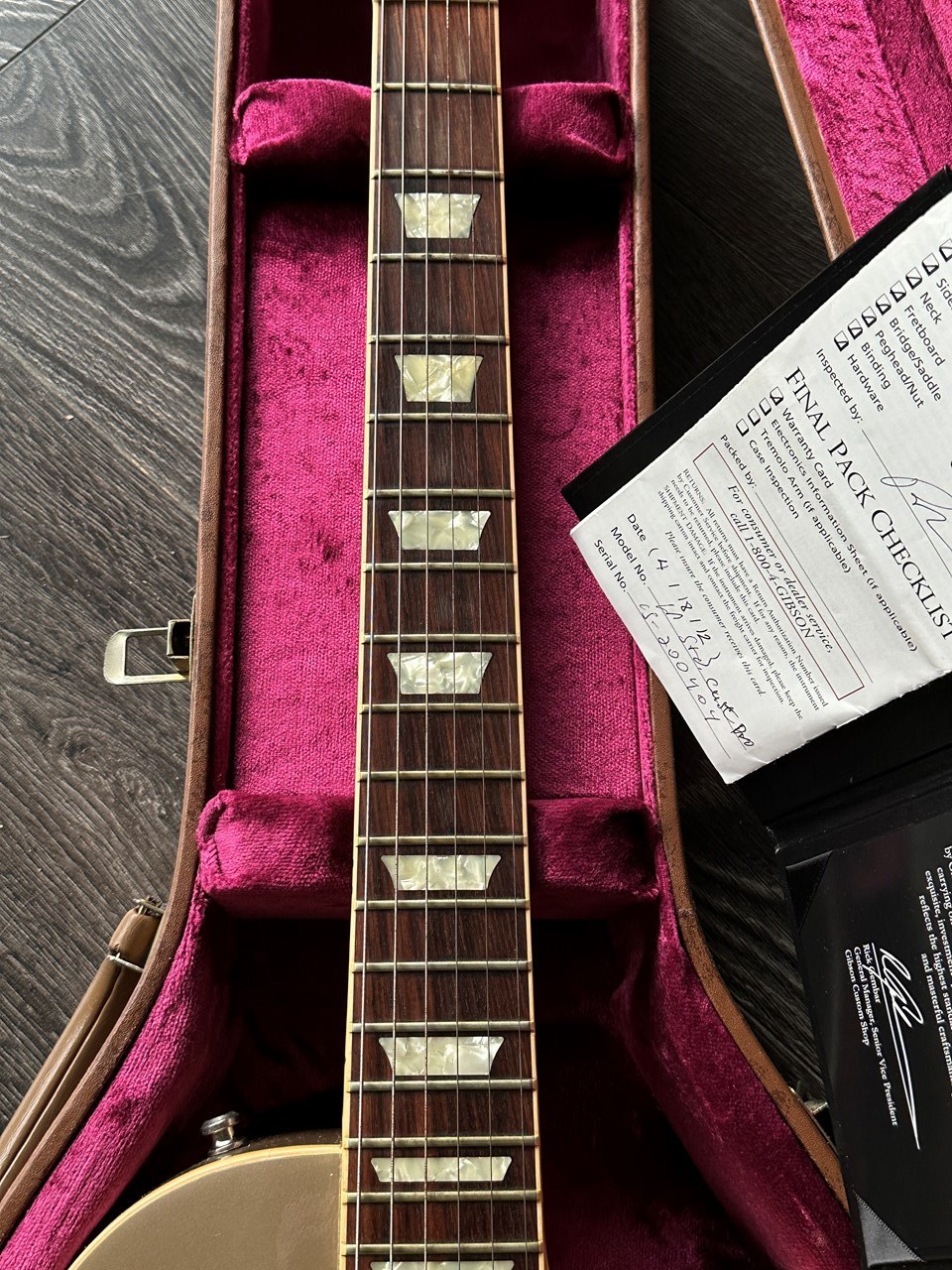 Gibson Les Paul Custom Pro Gold Mist Finish Custom Shop Original 4x Push/Pull - Thumbnail 5