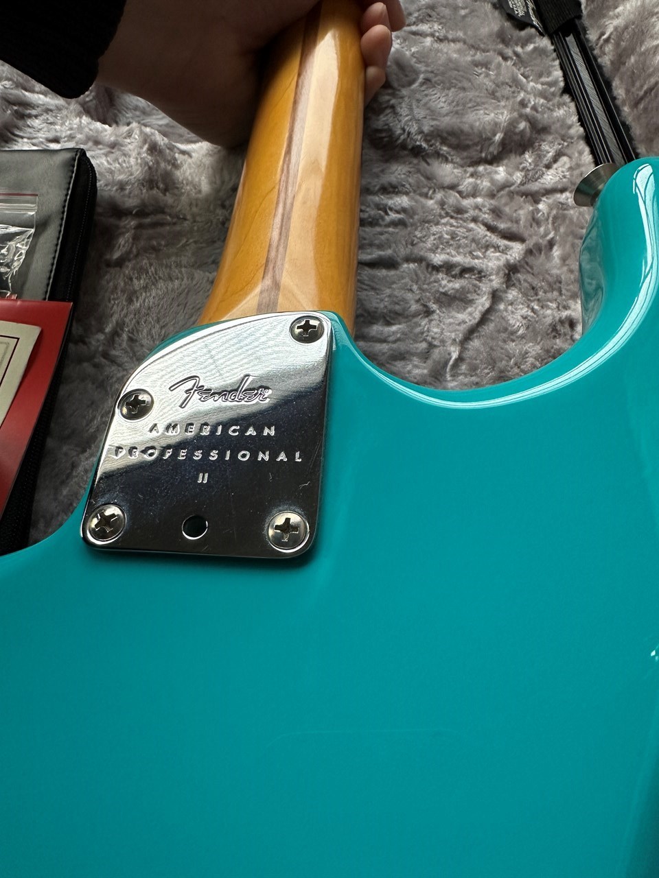 Fender Stratocaster American Professional II Miami Blue Excellent - Thumbnail 6