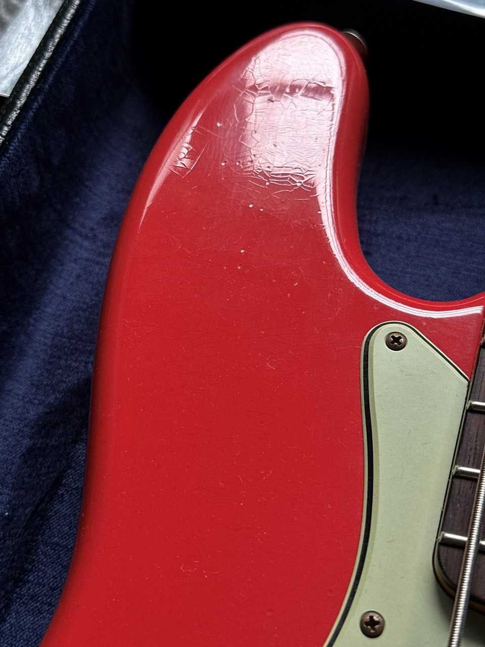 2024 Fender Custom Shop 1963 Jazz Bass Journeyman Relic Fiesta Red Mint - Thumbnail 4