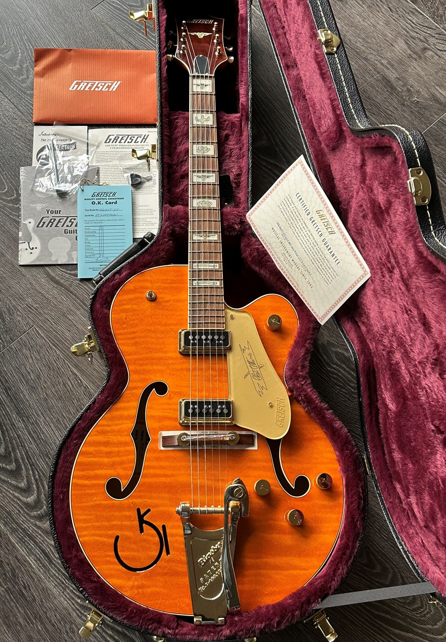 Gretsch G6120T 55VS Vintage Select Chet Atkins Flamed Maple - Thumbnail 5