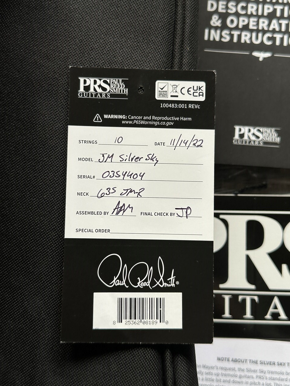 2022 PRS Paul Reed Smith John Mayer Silver Sky Moc Sand - Thumbnail 5