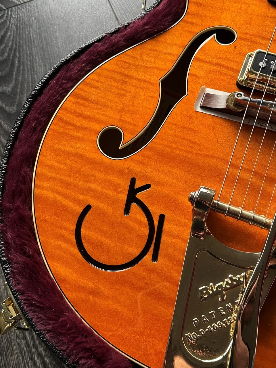 Gretsch G6120T 55VS Vintage Select Chet Atkins Flamed Maple - Thumbnail 3