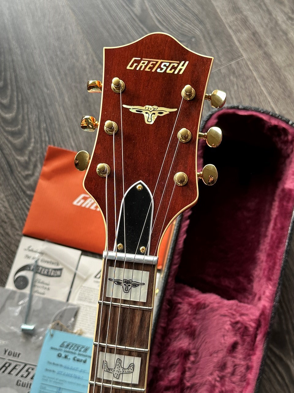 Gretsch G6120T 55VS Vintage Select Chet Atkins Flamed Maple - Thumbnail 6