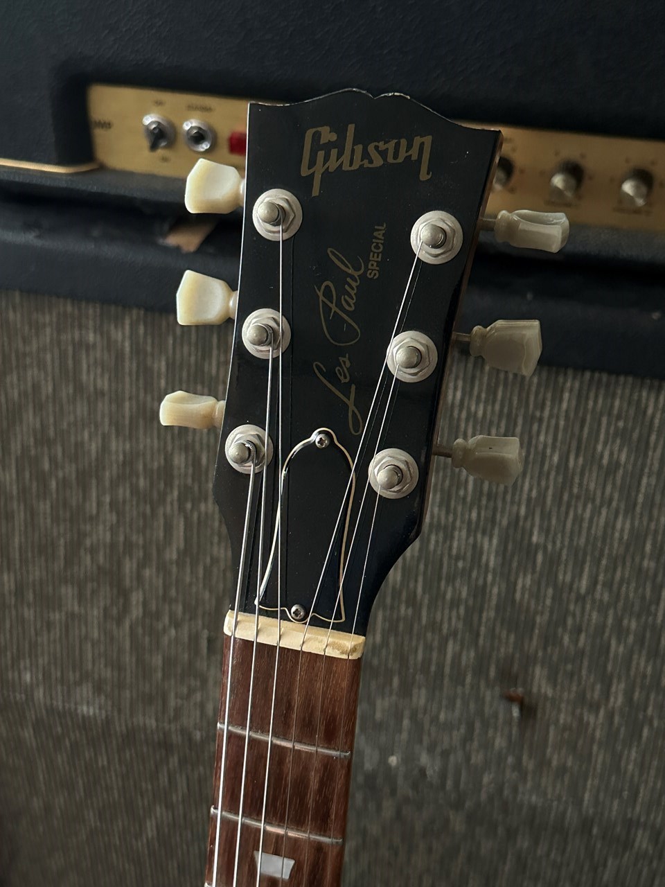 2001 Gibson Les Paul Special P-90s Mini-Trapezoid Inlays - Thumbnail 3