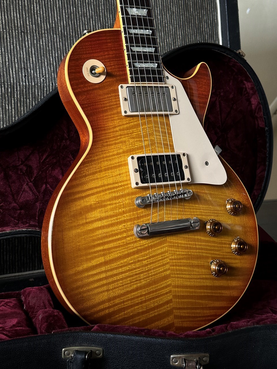 1999 Gibson Les Paul Standard 1959 Custom Shop Great Flame - Thumbnail 3