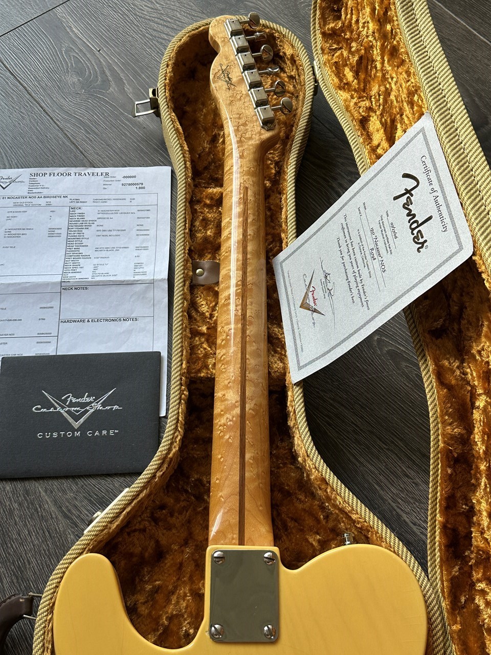 2006 Fender 1951 Nocaster Birdseye Maple Neck with COA & Case - Thumbnail 5