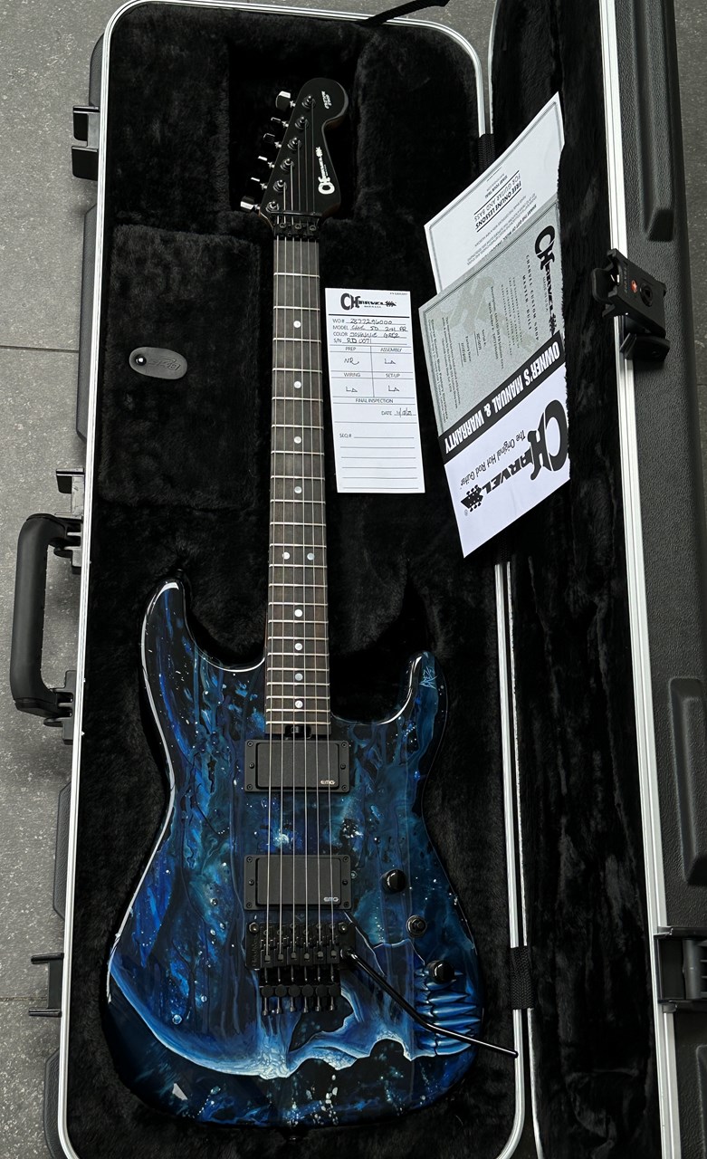 Charvel Masterbuilt Custom Shop "Cold Skull" San Dimas "Red" Dave Nichols One off - Thumbnail 6