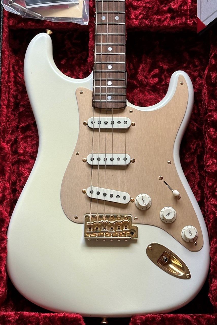 Fender Custom Shop LTD 75th Ann. Stratocaster NOS Diamond White Pearl Birdseye Neck - Image 1