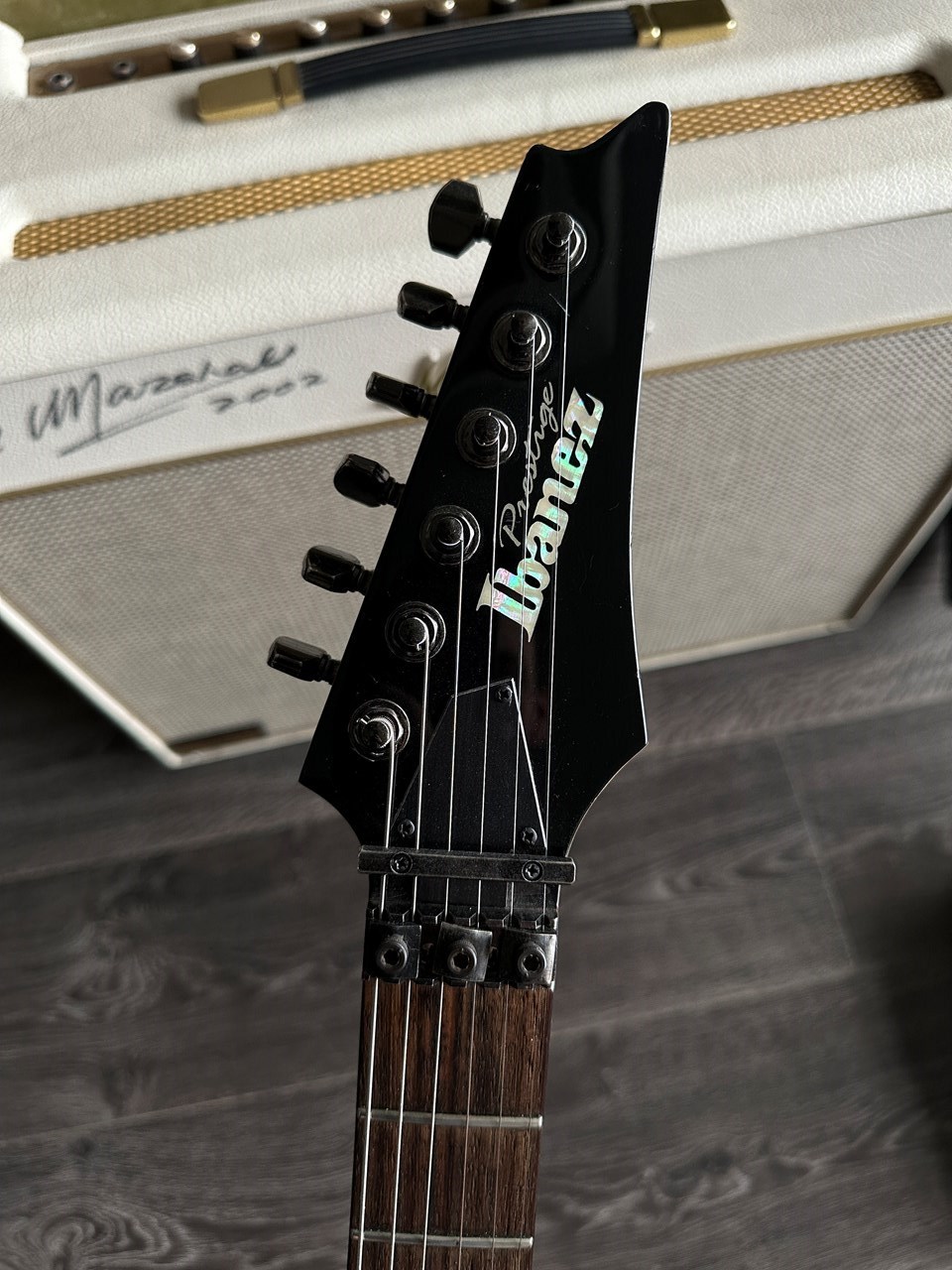2007 Ibanez RG1570 Prestige MRB Mirage Blue Stunning Finish - Thumbnail 2