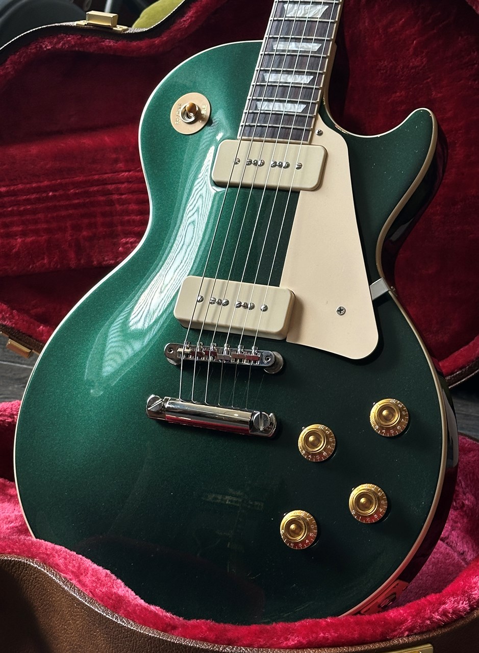2025 Gibson Les Paul Standard P90 British Racing Green Exclusive - Thumbnail 5