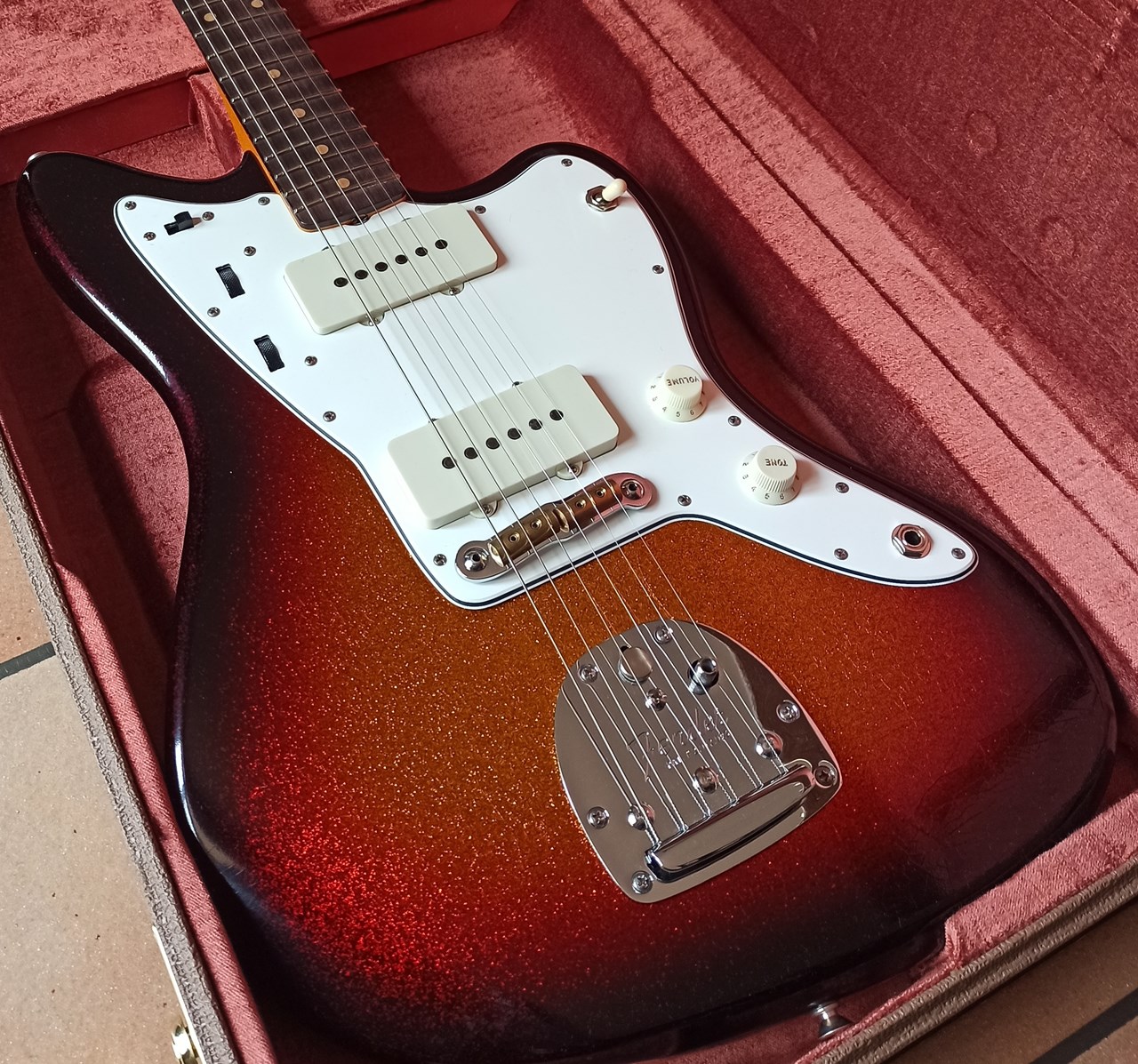 2026 Fender Custom Shop Jazzmaster Relic Aged 3-Color Sparkle Sunburst - Thumbnail 5