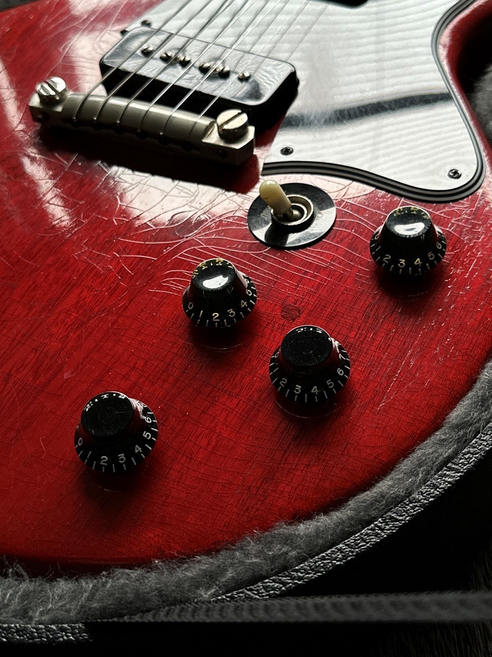 1960 Gibson LP Special DC Cherry Refinish by Kauffmann - Thumbnail 2