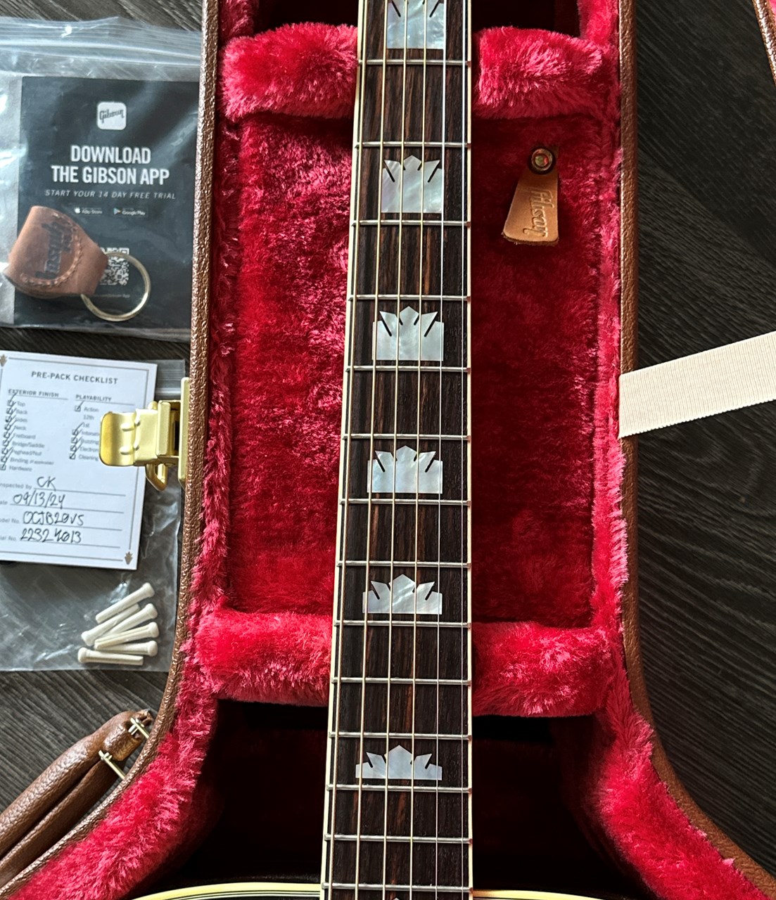 2024 Gibson SJ-200 Vintage Sunburst Flamed Maple Mint & Complete - Thumbnail 5