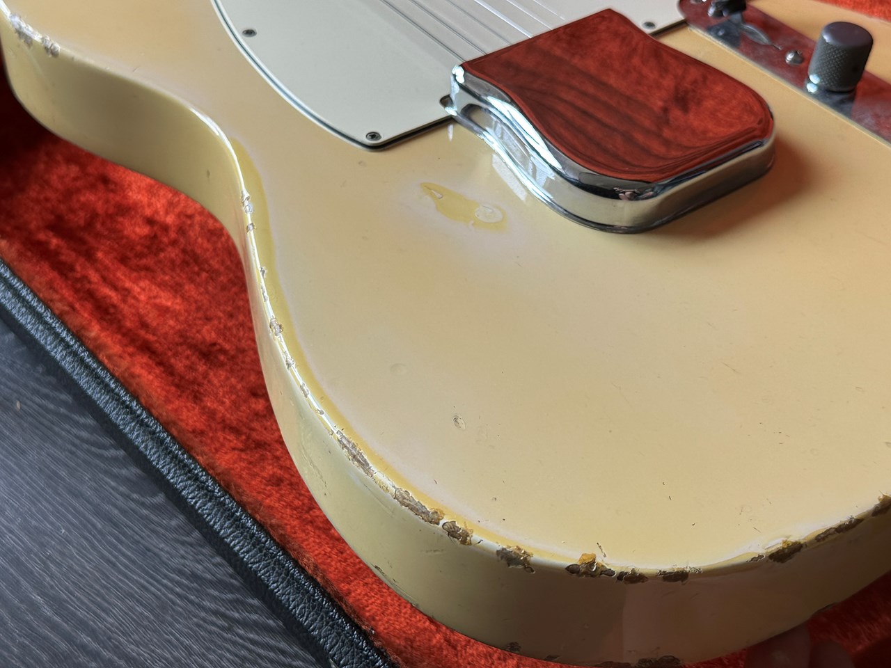 1967 Fender Telecaster Olympic White Custom Color All Original with CITES - Thumbnail 3