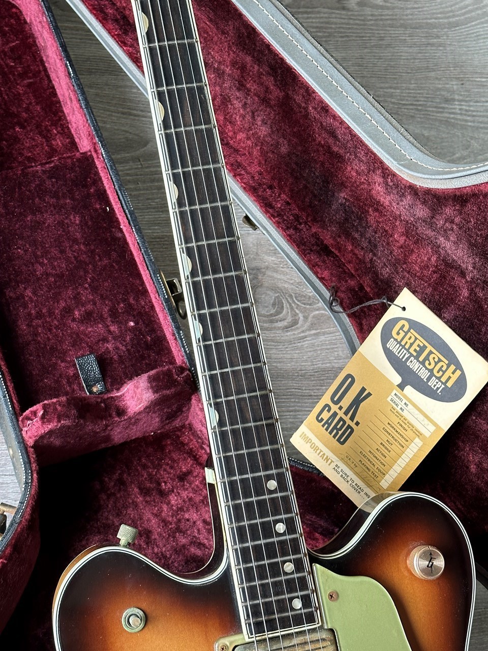 1967 Gretsch 6187 Viking with Original Checklist & Case - Thumbnail 6