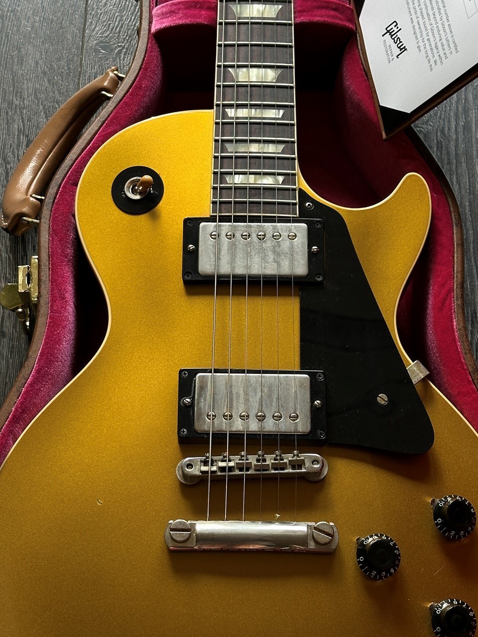 2021 Gibson Les Paul Standard 1957 Goldtop Darkback - Thumbnail 2