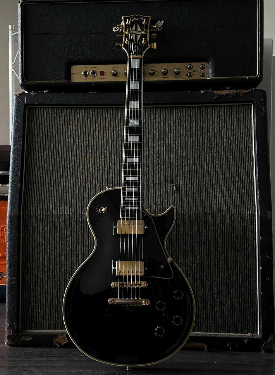 1989 Gibson Les Paul Custom 4,2kg Ebony All Original - Thumbnail 5