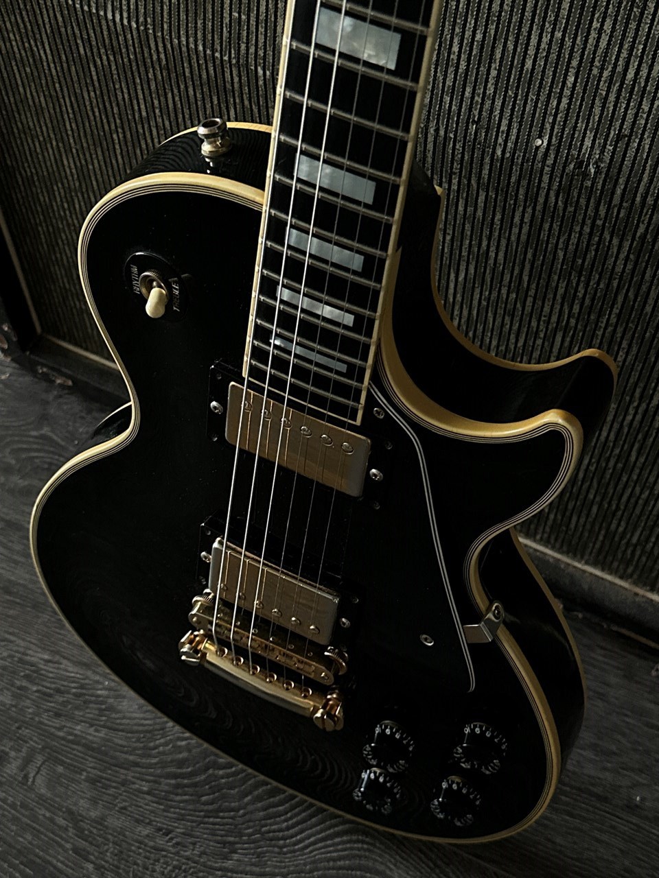 1989 Gibson Les Paul Custom 4,2kg Ebony All Original - Thumbnail 3