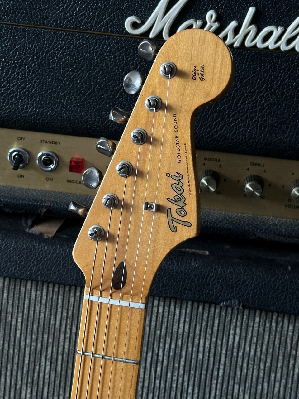 1980s Tokai Goldstar Sound ST70 Made in Japan Sunburst - Thumbnail 4